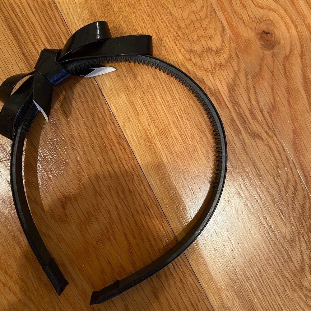 Black Bow Head Band
